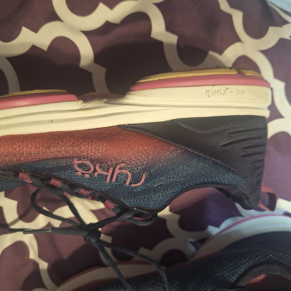 Ryka Women's Pink and Blue Athletic Shoes